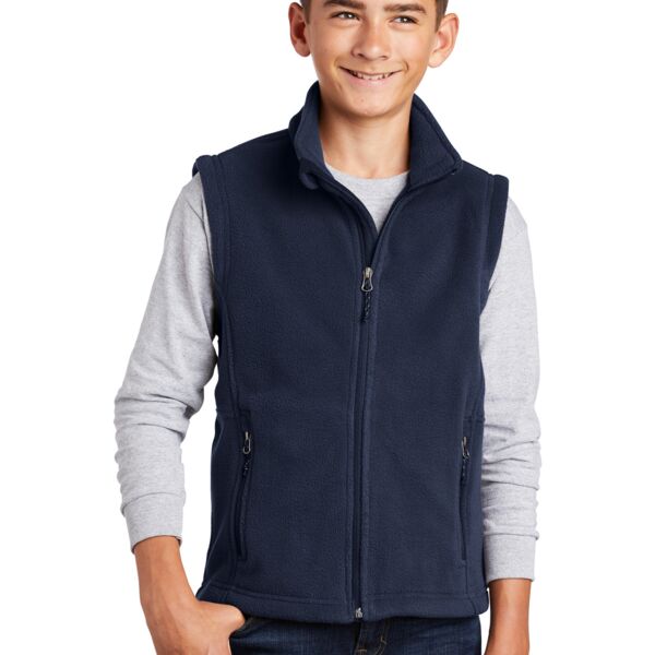 Personalized Youth Value Fleece Vest Thumbnail